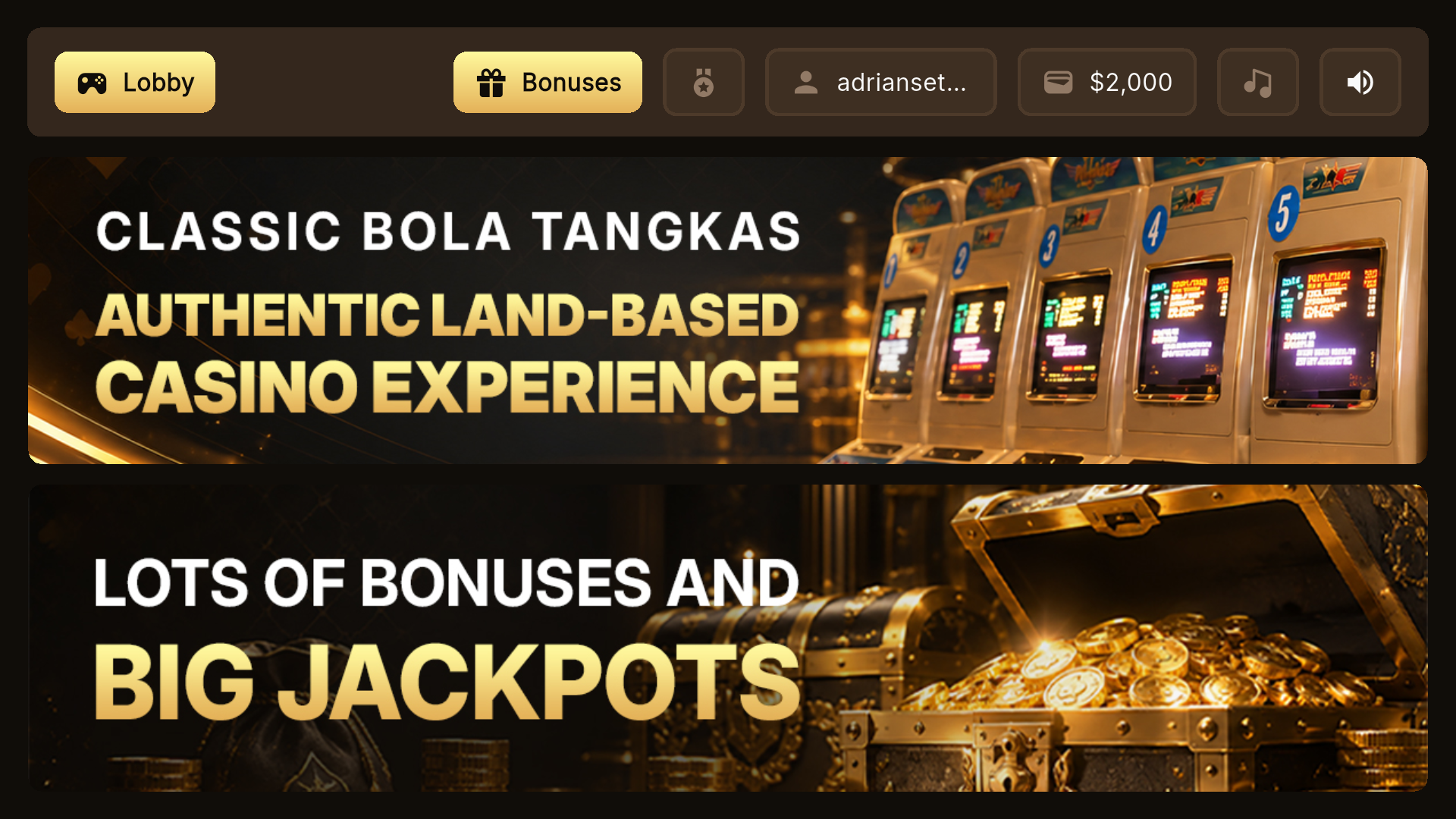 Bola Tangkas Screenshot Placeholder